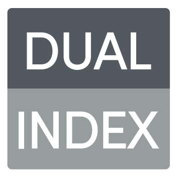 Figure 4: Dual Index icon. This icon flags dual index–related changes in the User Guide: Chromium Next GEM Single Cell 3’ v3.1 (Dual Index) (Document CG000315).