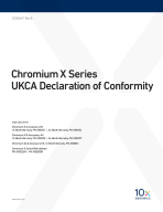 Chromium X Series UKCA Declaration of Conformity
