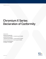Chromium X Series Declaration of Conformity