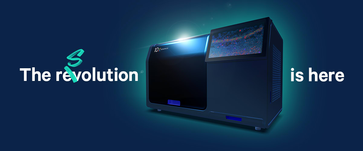 Xenium Analyzer promotion with the tagline 'The resolution is here'