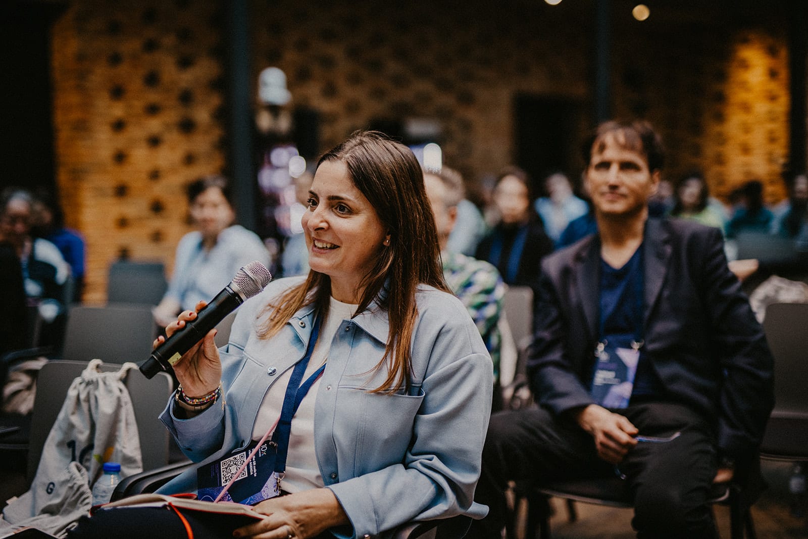 Cátia Moutinho, PhD, at the 10x Genomics Single Cell & Spatial Discovery Symposium in Berlin.