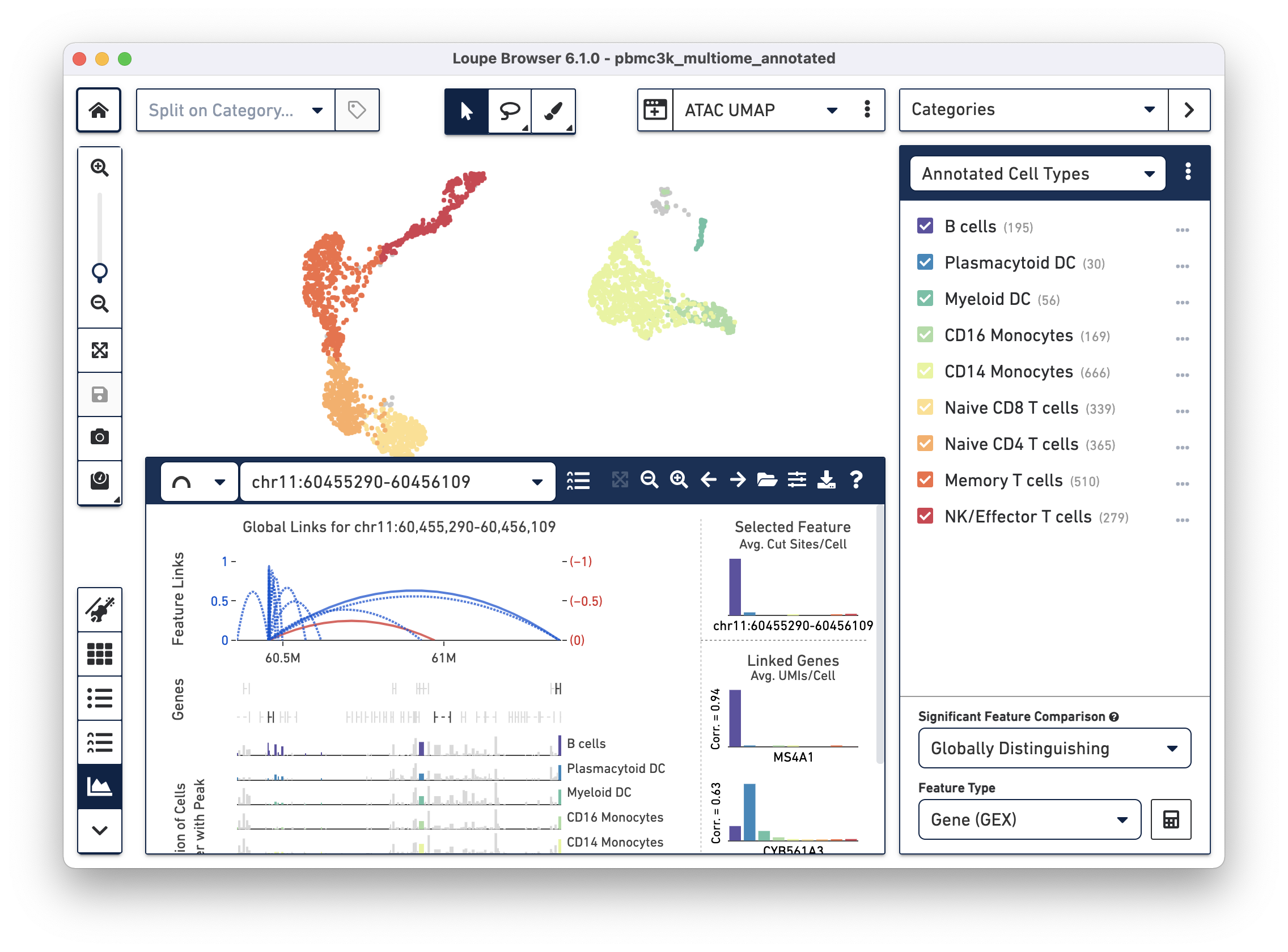 What Is Loupe Browser Software Single Cell Multiome Atac Gene Exp