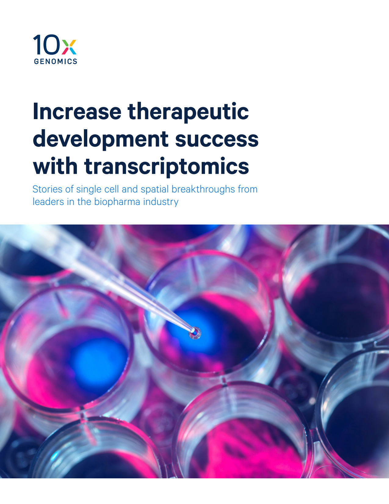 Pharma Brochure: Increase therapeutic development success with transcriptomics