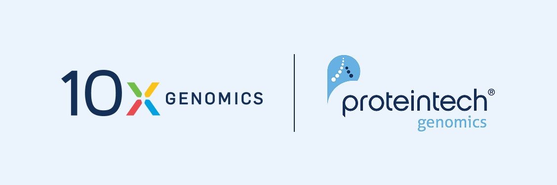 10x Genomics and Proteintech Genomics Logos
